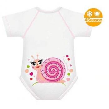J bimbi body 0-36m bio cotton 4 season slow friends chiocciola