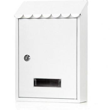 12 Inch Metal Coded Lock Wall-Mounted Mailbox