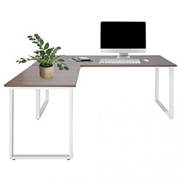Eckschreibtisch WORKSPACE XL I Melaminharzbeschichtete Spanplatte, Gestell pulverbeschichteter Stahl