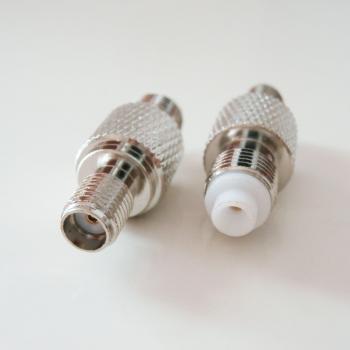 1 Stck FME auf SMA Adapter Koaxial, gerade, nickelüberzogen