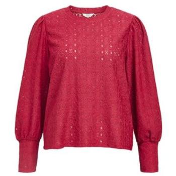 Blusa a maniche lunghe Laila Karanda Rosso