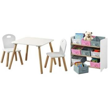 Kesper Spieltisch mit 2 Stühlen und Stauraum