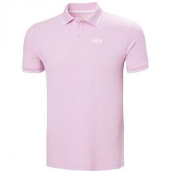 Polo Helly Hansen Kos corto rosa pálido - M