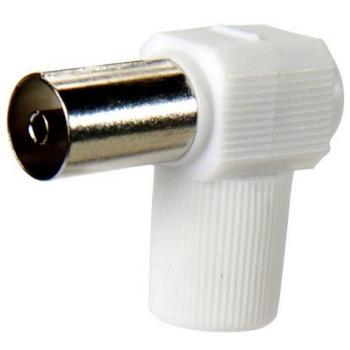 MAURER Conector Tv Hembra Acodado 9,5 mm