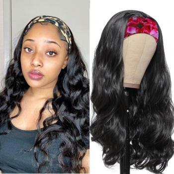 Body Wave Headband Wig for Black Women