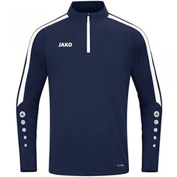 JAKO Unisex Kinder Ziptop - Blauw - Maat 164