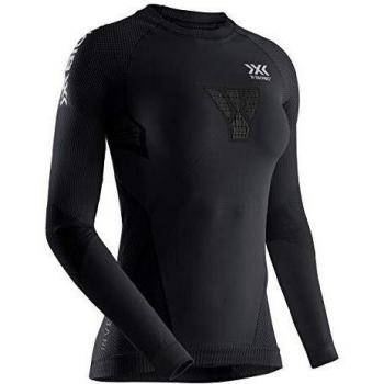 Inven4.0 X‑Bionic Speed Run Long Sleeve Shirt – Charcoal Black (Women L)