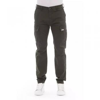 Pantaloni Imperfetti in Cotone Nero W27
