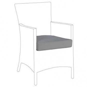 Set di 8 copricuscini per sedie da giardino 47x47 cm