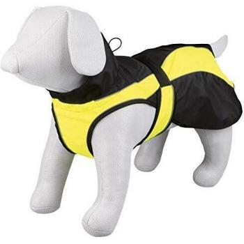 S: 35 cm Black/Yellow Dog Jacket for Small Breeds