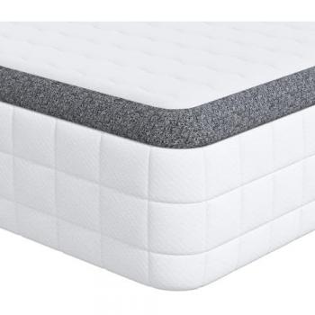 Materasso 2 pcs Bijela i Siva 70x190cm Bonell Spring