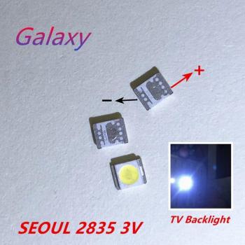 WANWAN 100pcs LED Backlight 1W 3V 3528 2835 131LM Cool White for LED LCD TV