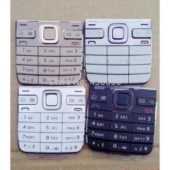 5PCS Silver Y Housing Home Main Function Keypads Keyboards Buttons Cover Case For Nokia E52