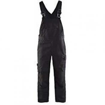 Giacca Lavorativa con Bretelle Elasticizzate 2695 54C Nero/Grigio