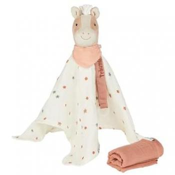 Sterntaler 2-tlg. Geschenkset Träumli Pferd Sunny mit Beißring beige rot