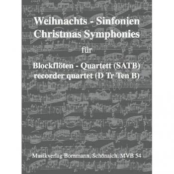 Weihnachts-Sinfonien für Blockflöten