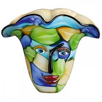 Gilde Casablanca Vase Visto, 31 cm hoch, Glas