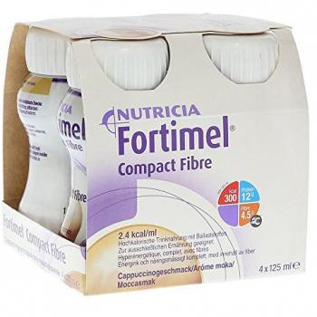 Fortimel® Compact Fibre Trinknahrung Cappuccino 4x125 ml
