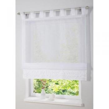 Rome Curtain for Kitchen, Study, Balcony, and Living Room in Polyester/Cotton