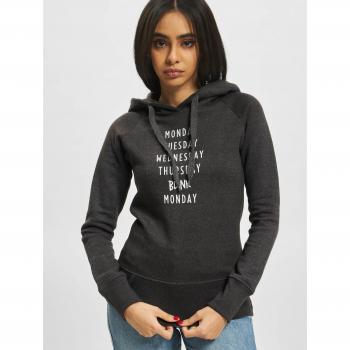 Felpa con Cappuccio Donna Mister Tee Blink Charcoal