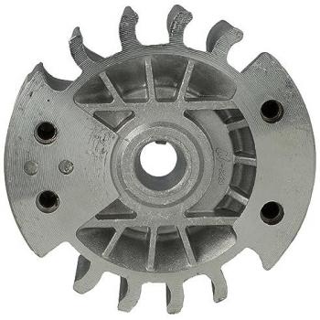 VHBW - Volano Compatibile Con Stihl Ms250 B, Ms250 L Motosega - 9 Cm Diametro Esterno, 3,6 Cm Spessore, 350 G, Argento