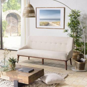Sofá Noé Beige de Madera
