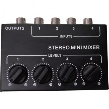 Cx400 Mini Stereo RCA 4-Channel Mixer