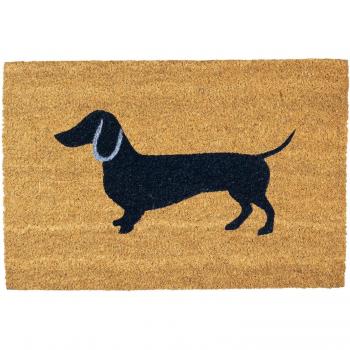 60 x 40cm Sausage Dog Coir Door Mat