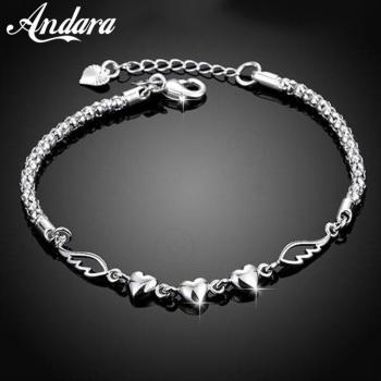 Cercle de passion argent 925 – bracelet femme breloque