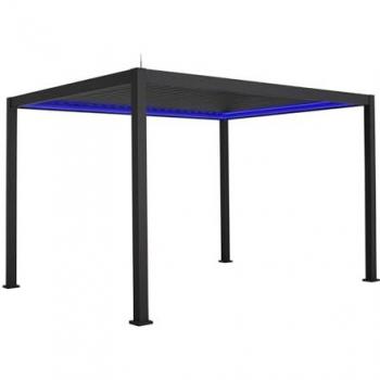 Pergola Elettrica 3x4m Sweeek – Illuminazione a LED Antracite