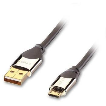 LINDY 41595 CROMO USB-Kabel (Typ A auf Micro-B, 2 m) anthrazit