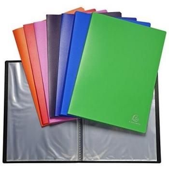 Exacompta Display Book Opak 8830E A4 Assorted 30 Pockets Pack of 12