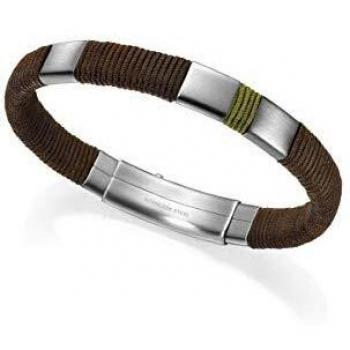 Pulsera de hombre Heat Viceroy de acero con cordón multicolor