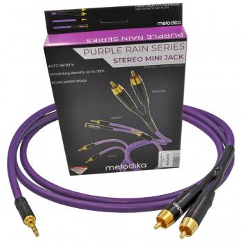 Melodika kabel audio Jack 3.5mm - 2 RCA 10m