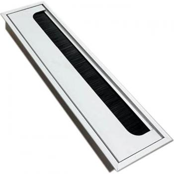 Aluminum Rectangle Desk Wire Cable Hole Cover