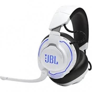 JBL Quantum 910P Console Wireless Closed‑Back Over‑Ear Gaming Headset – White