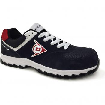 Zapato de Seguridad S3 Flying Arrow Negro con piel de ante y mesh (Dunlop DL0201039)