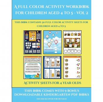 Activity Sheets for 4 Year Olds