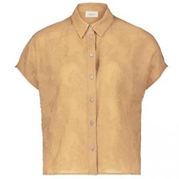 Cartoon Oversize-Bluse in Antique Bronze