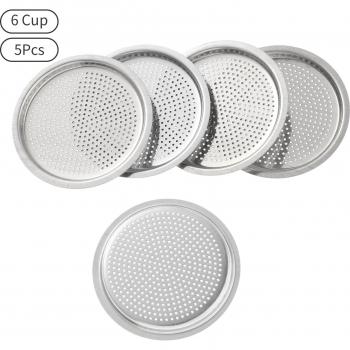Filtro Metalizado Moka – Juego de 5 Placas de Reemplazo