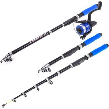Ensemble Petit Canne Rétractable et Bobine 2,1 m – Tige d'Entrée
