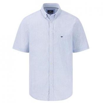Blue Fynch Hatton Minimal Poplin Short Sleeve Shirt – M