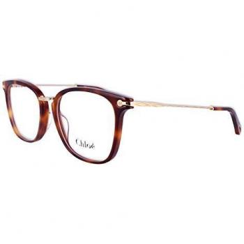 Chloe 218‑5317: Occhiali da vista con montatura 53 mm, ponte 17 mm, finitura Havana