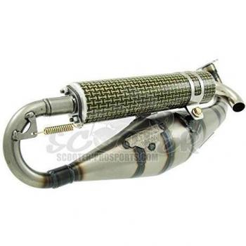 Yasuni Carrera 21 Auspuff Carbon-Kevlar für Minarelli Horizontal AC/LC