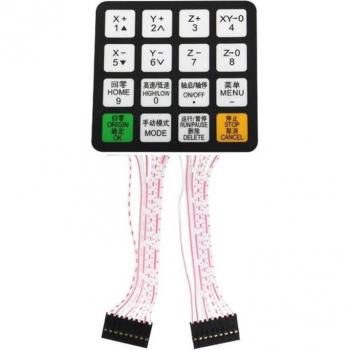 DSP 0501 CNC Controller Button Overlay and Screen
