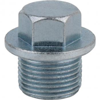 KSTOOLS Tornillo de drenaje de aceite, hexágono exterior 17 mm, M20x1,5x15 mm, paquete de 25