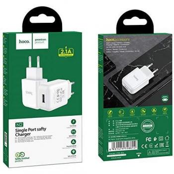 Caricabatterie USB 2,1 A HOCO – White