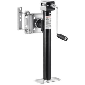 VEVOR 2267 kg Heavy‑Duty Swivel Trailer Jack – 365 mm Lift Stand with Handle