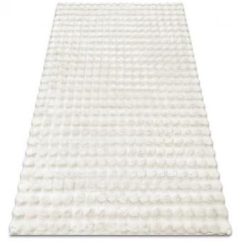RUGSX White Rabbit Fur Imitation Bubble Rug
