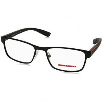 Prada Sport Linea Rossa VPS50G DG01O1 Black Rubber Prescription Glasses